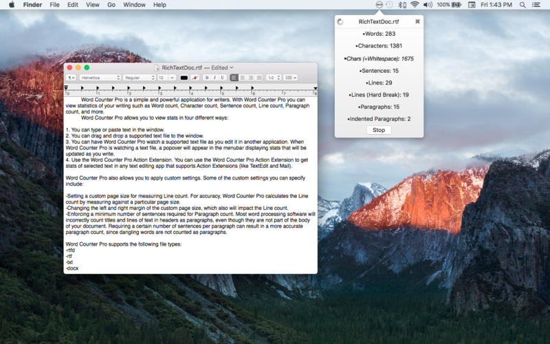 Word Counter Pro 1.5.1