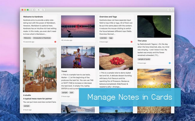 Kardnote 1.0.4 Multilingual Mac OS X