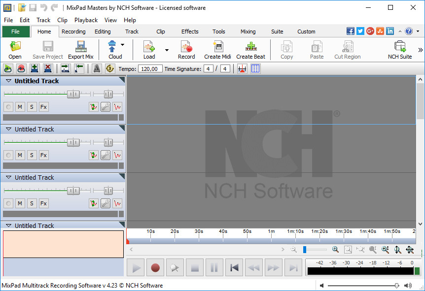 NCH MixPad Masters Edition 4.31 Beta