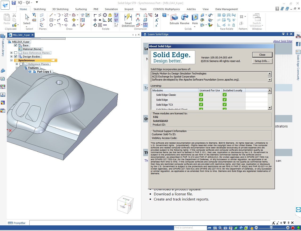 Siemens Solid Edge ST9 MP04 Update