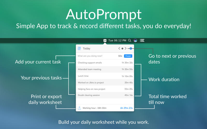 AutoPrompt 1.0.1 Mac OS X