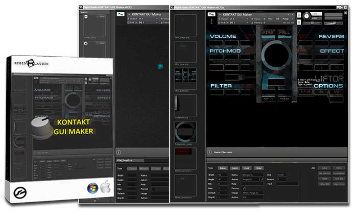 Rigid Audio KONTAKT GUI Maker v1.1.0 rev2 WiN OSX