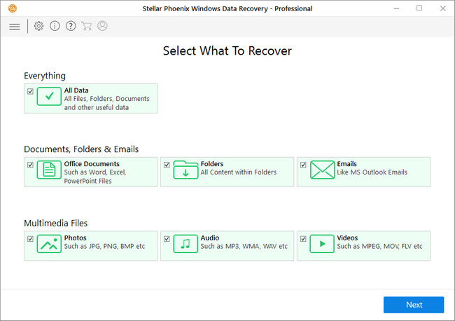 Stellar Phoenix Windows Data Recovery Professional 7.0