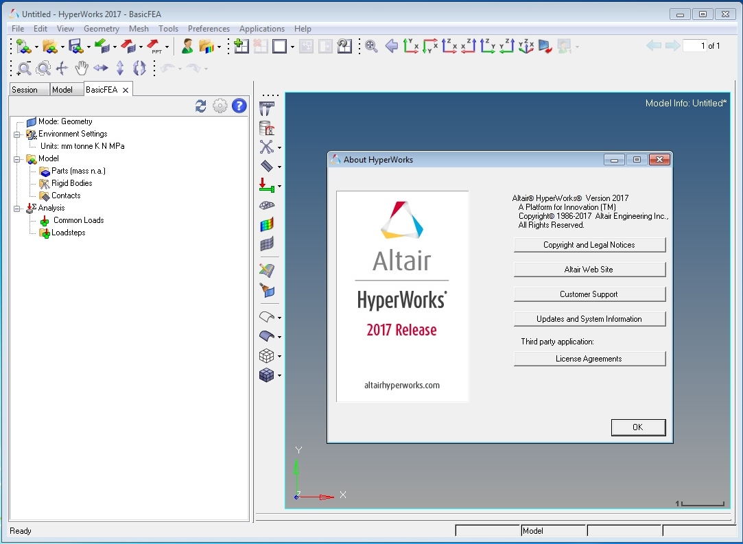 Altair HyperWorks Desktop 2017.0 with Help