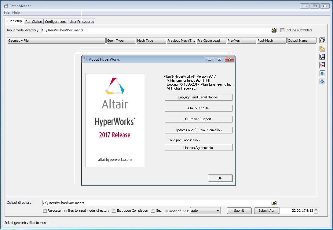 Altair HyperWorks Desktop 2017.0 with Help