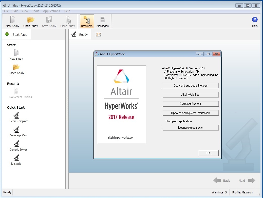 Altair HyperWorks Desktop 2017.0 with Help