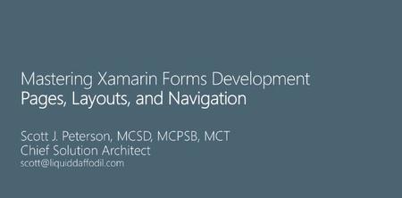 Mastering Xamarin Forms Development