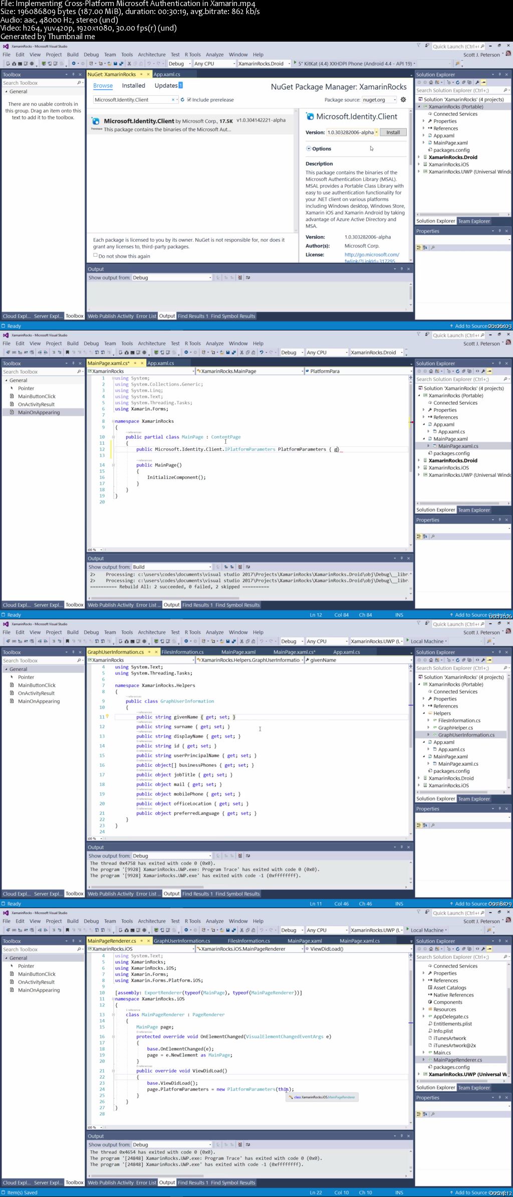 Mastering Xamarin Forms Development