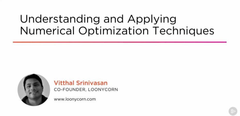 Understanding and Applying Numerical Optimization Techniques