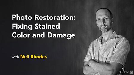 Lynda - Photo Restoration: Fixing Stained Color and Damage