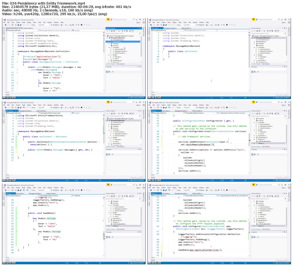 Lynda - Building a Full-Stack Application with Angular 2, ASP.NET Core, and Authentication