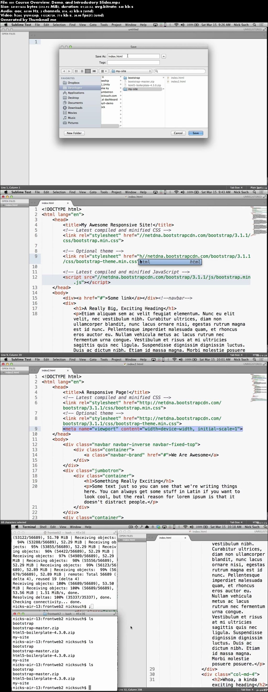 Front-End Web Development: Getting Responsive with Bootstrap