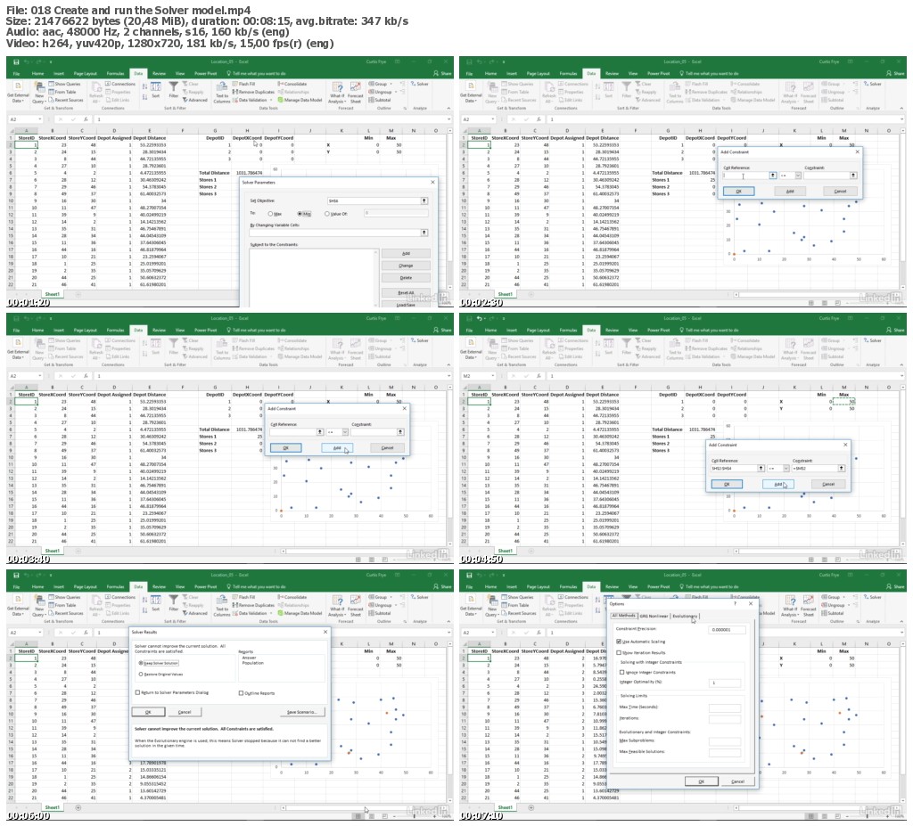 Lynda - Microsoft Excel: Using Solver for Decision Analysis