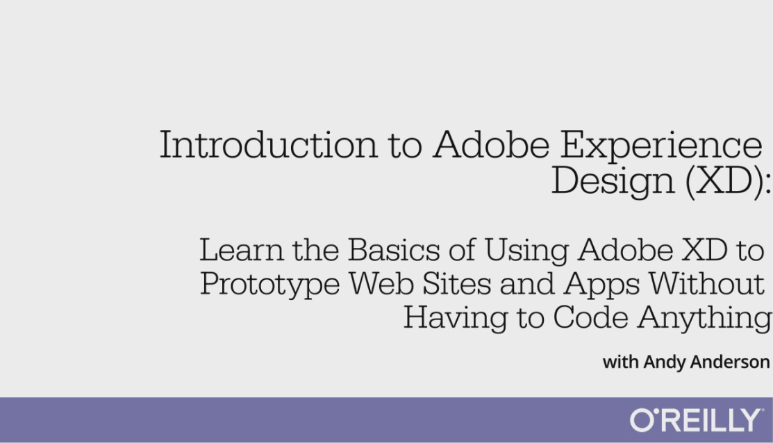 Introduction to Adobe Experience Design (XD)