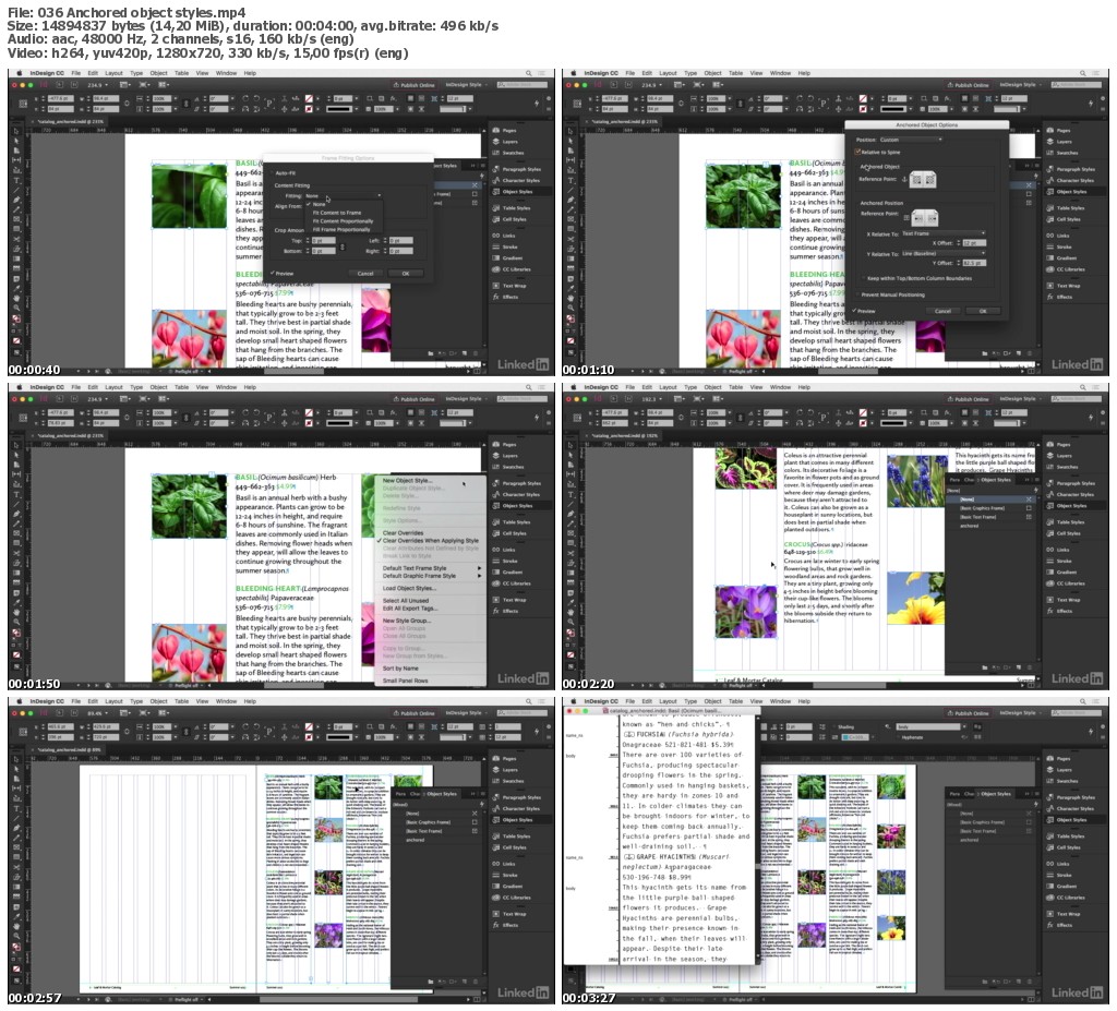 Lynda - InDesign: Advanced Styles