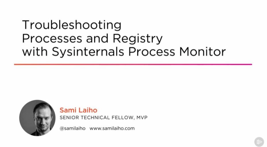 Troubleshooting Processes and Registry with Sysinternals Process Monitor