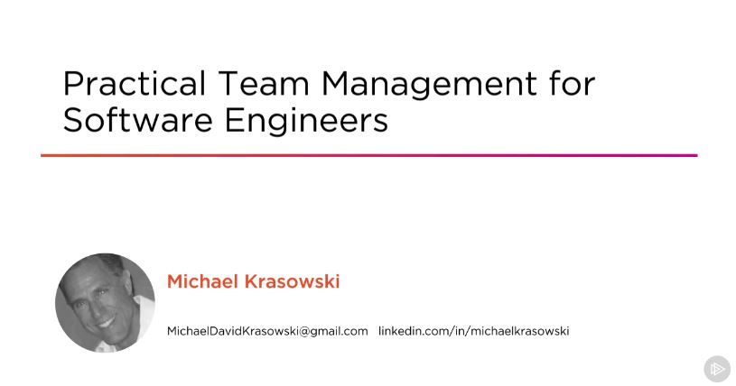 Practical Team Management for Software Engineers