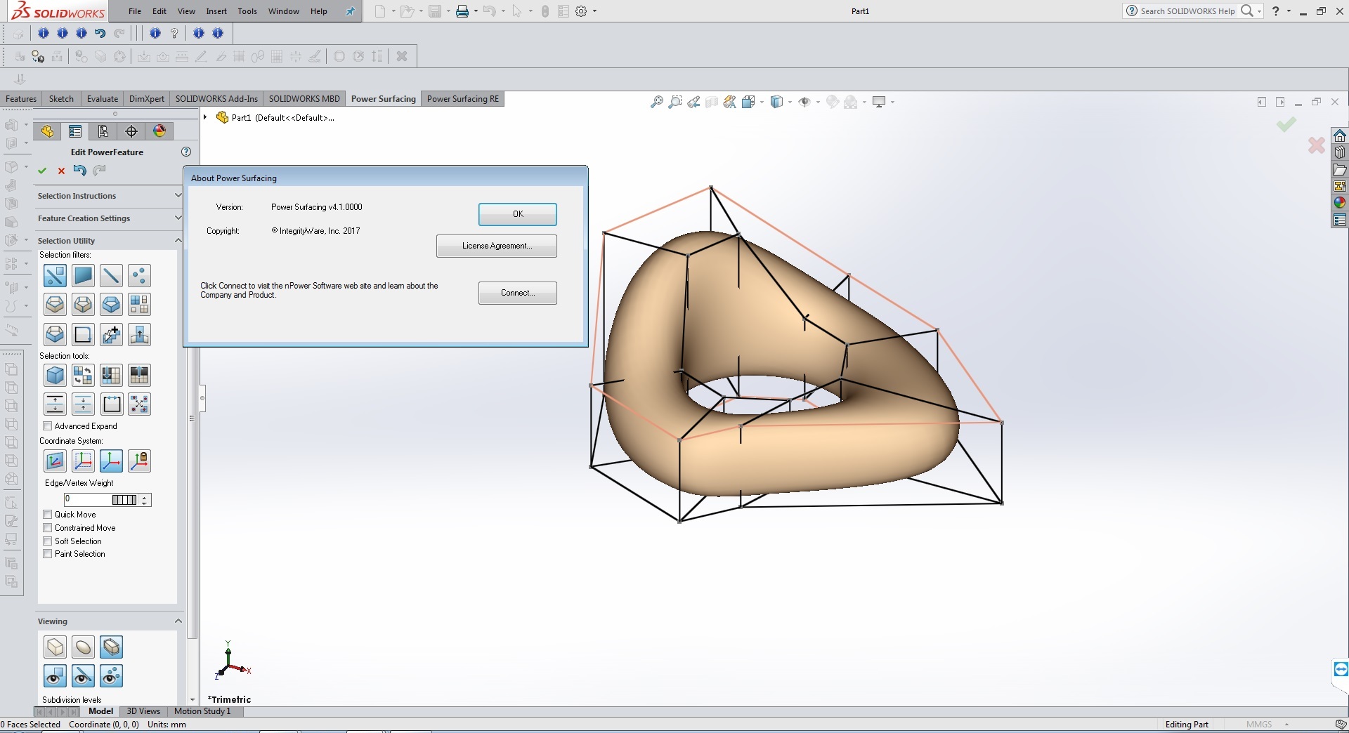 PowerSurfacing RE 2.4-4.1 for SolidWorks 2012-2017