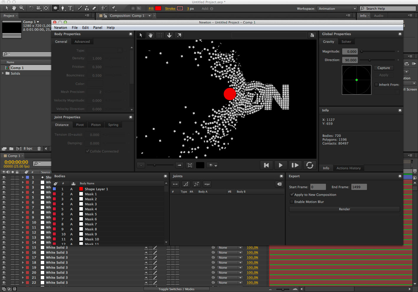 Motion Boutique Newton 2.2.11 for Adobe After Effects