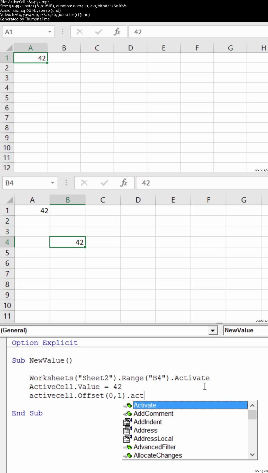 Excel VBA Programming Excel VBA for Beginners