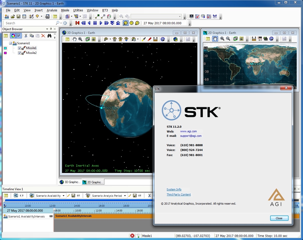 AGI Systems Tool Kit (STK) 11.2