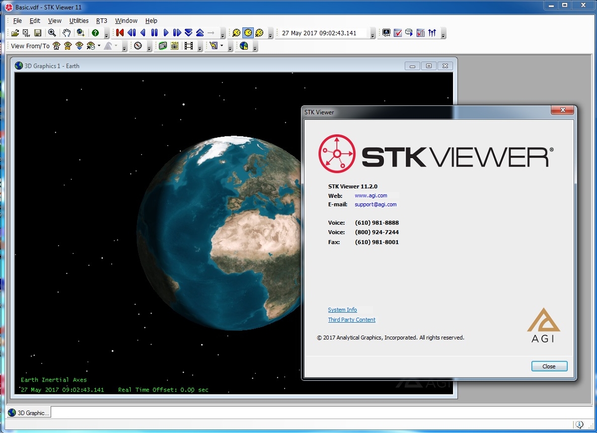 AGI Systems Tool Kit (STK) 11.2