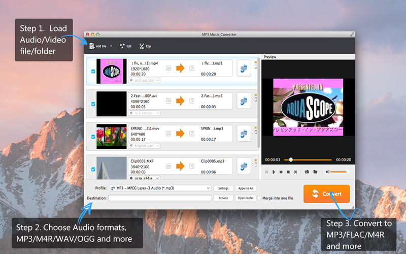 MP3 Music Converter 1.0.35 MacOSX