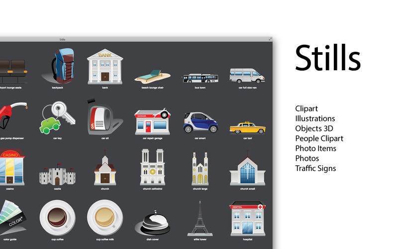 Expert Clipart - Icons, Backgrounds for iWork 3.1 Mac OS X