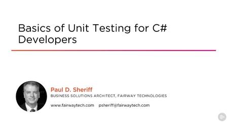 Basics of Unit Testing for C# Developers