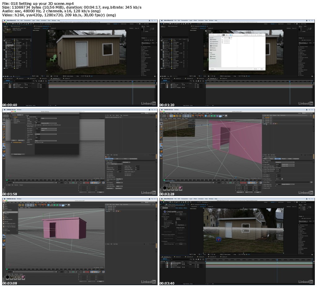 Lynda - 3D Tracking and After Effects Compositing