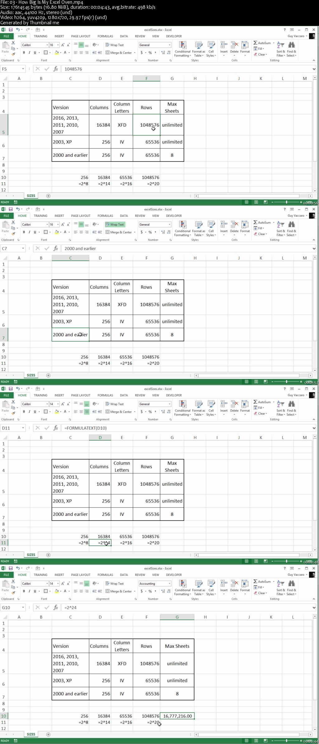 Microsoft Excel Cookbook