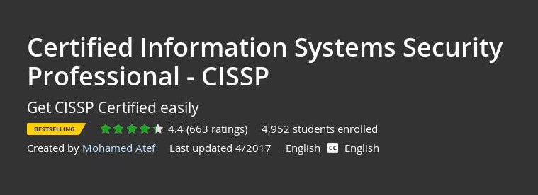 Udemy - Certified Information Systems Security Professional - CISSP