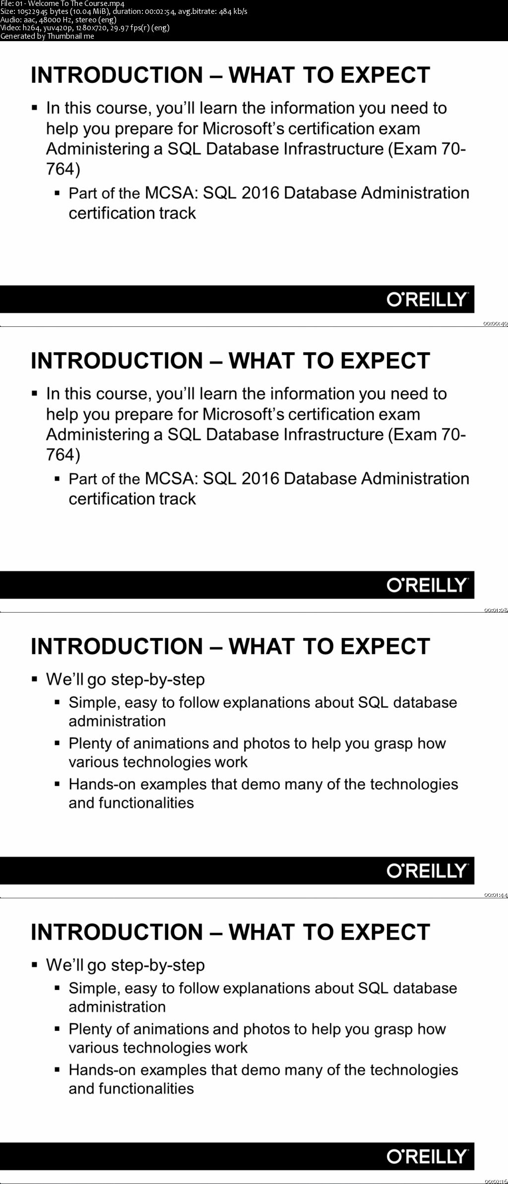 Administering a SQL Database Infrastructure - Exam 70-764 Certification Training