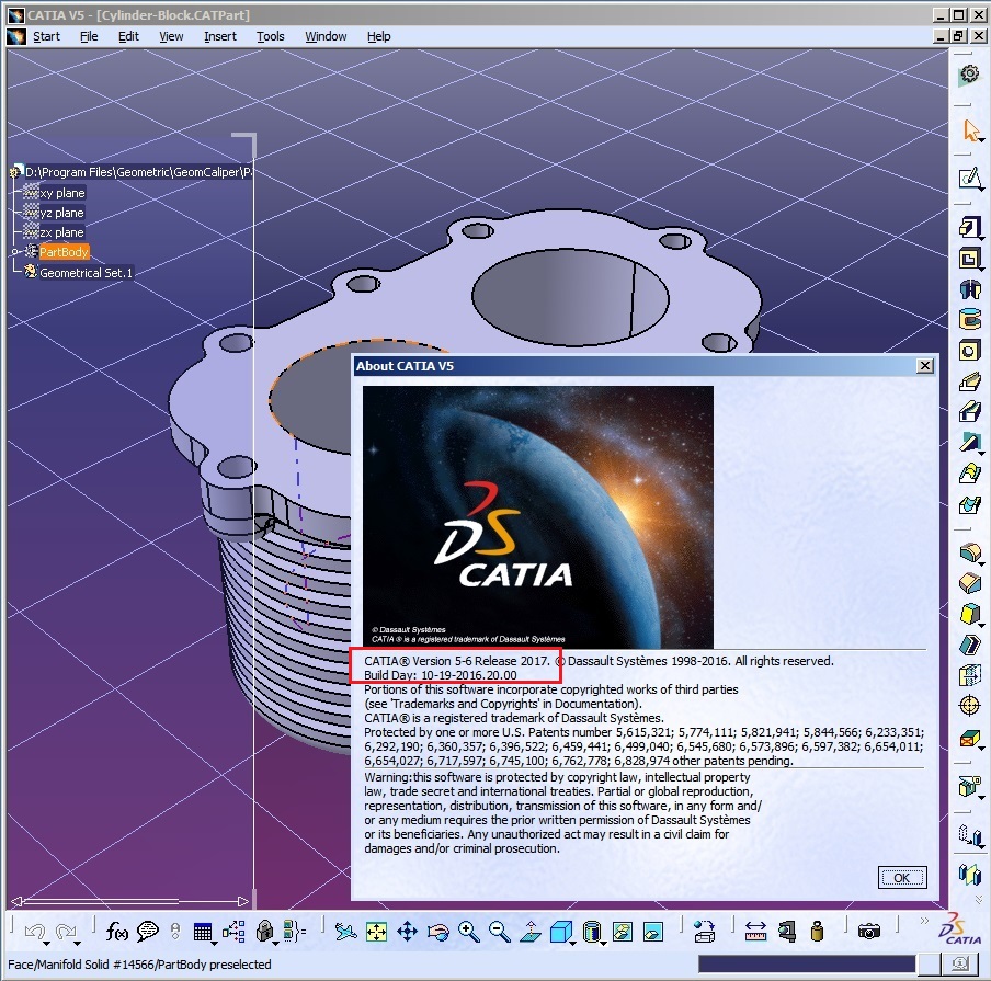 DS Catia V5-6R2017 SP2 HF006