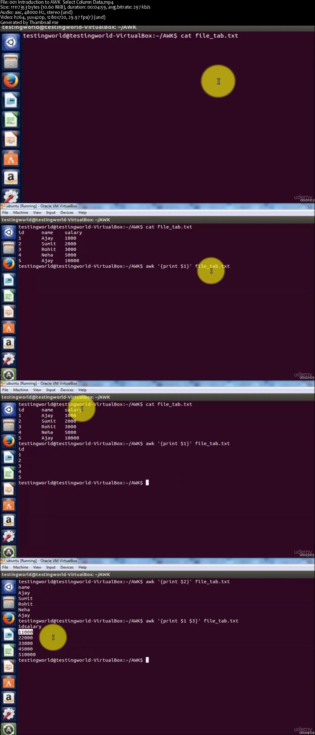 Advance Unix  File Processing AWK SED GREP CUT VIM