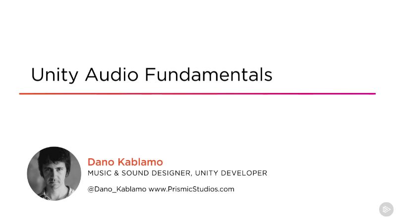 Unity Audio Fundamentals