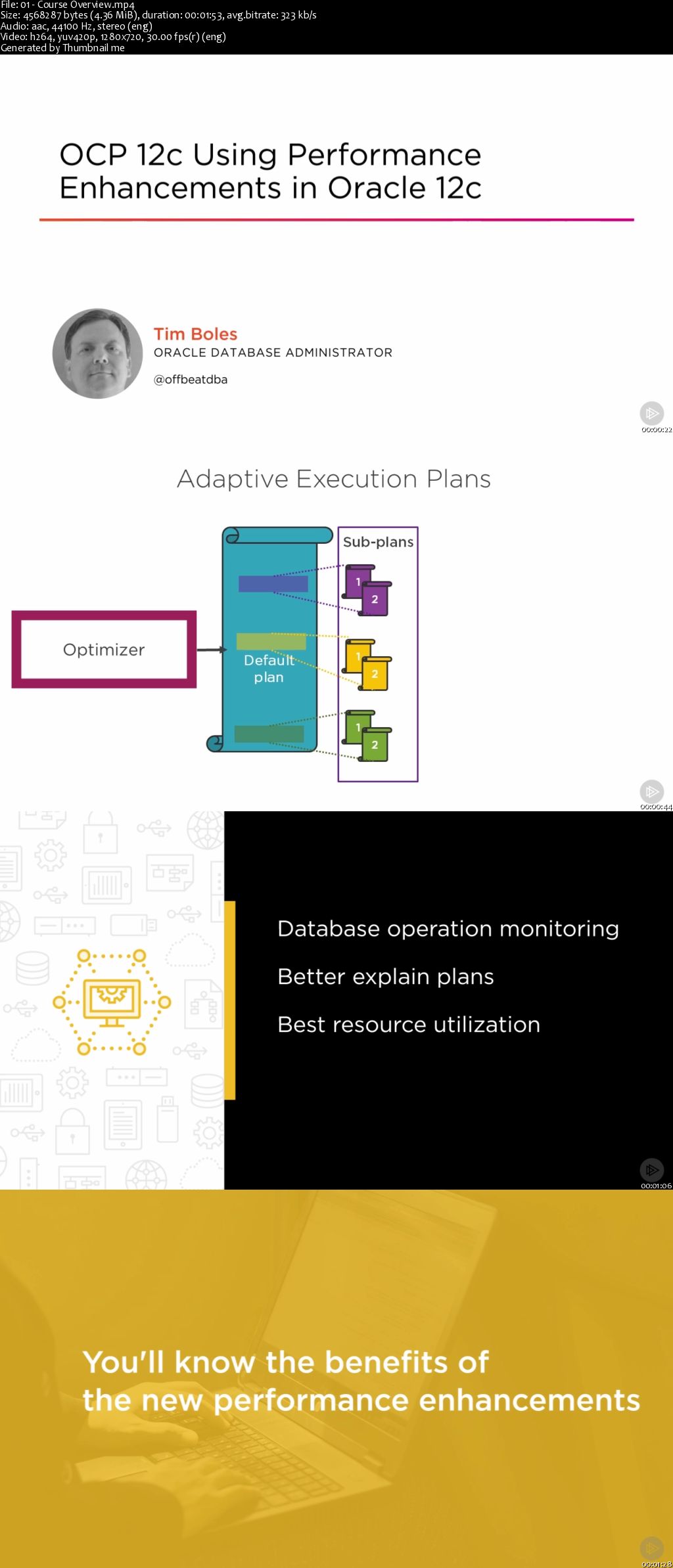 OCP 12c Using Performance Enhancements in Oracle 12c