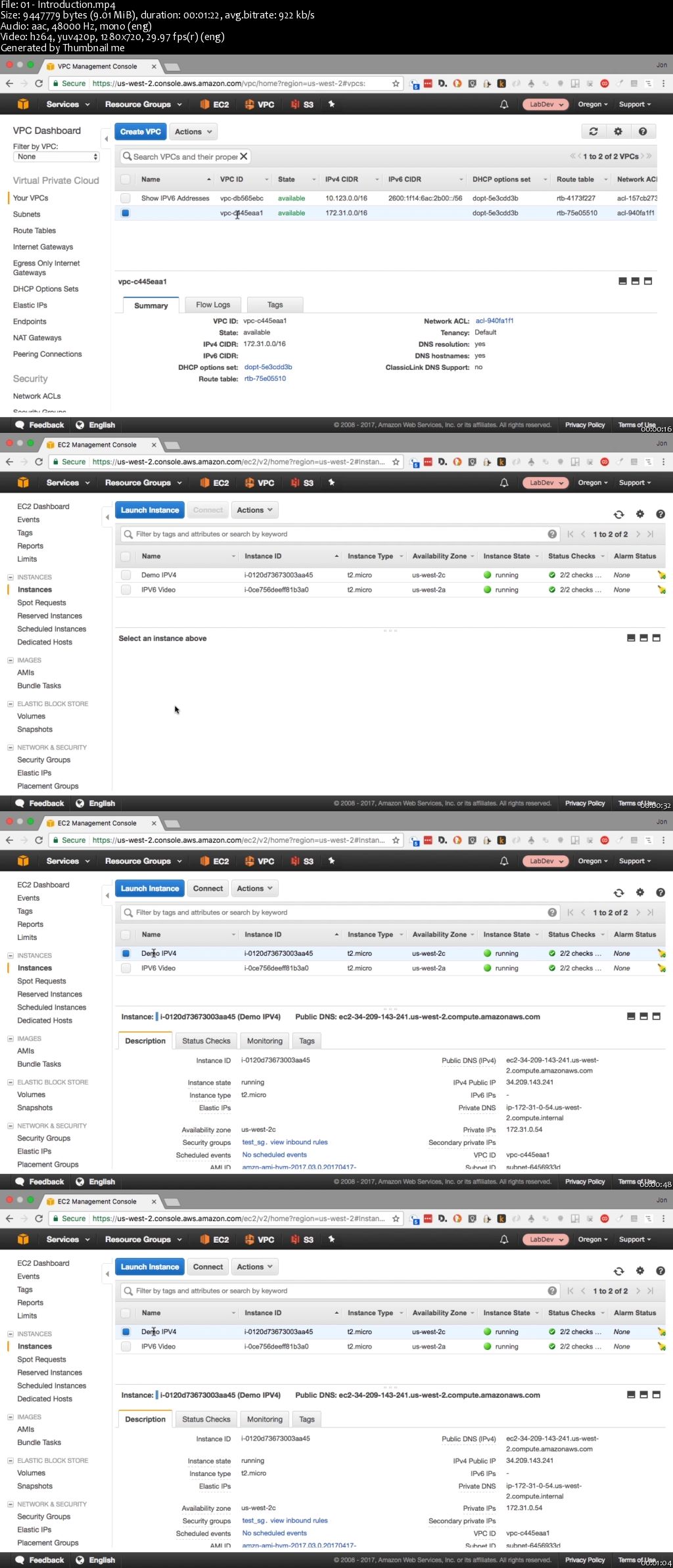 Using IPV6 with AWS Virtual Private Cloud (VPC)