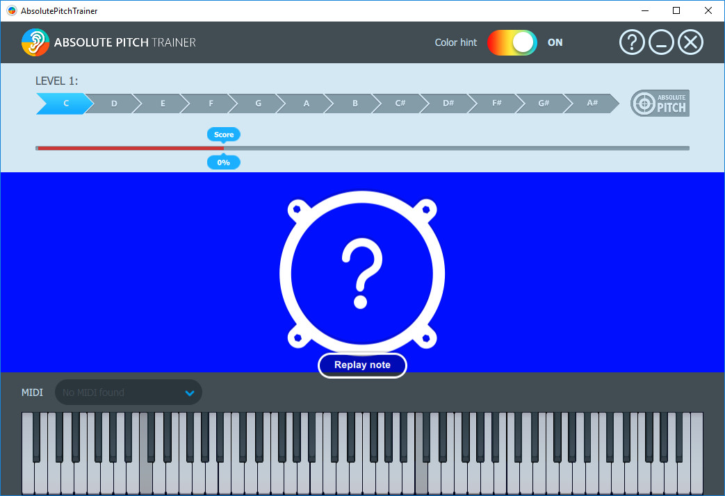 Absolute Pitch Trainer 1.0.5.0