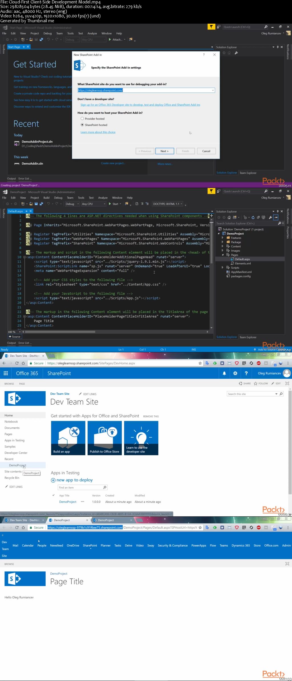 SharePoint for Developers: Building Hosted Add-Ins