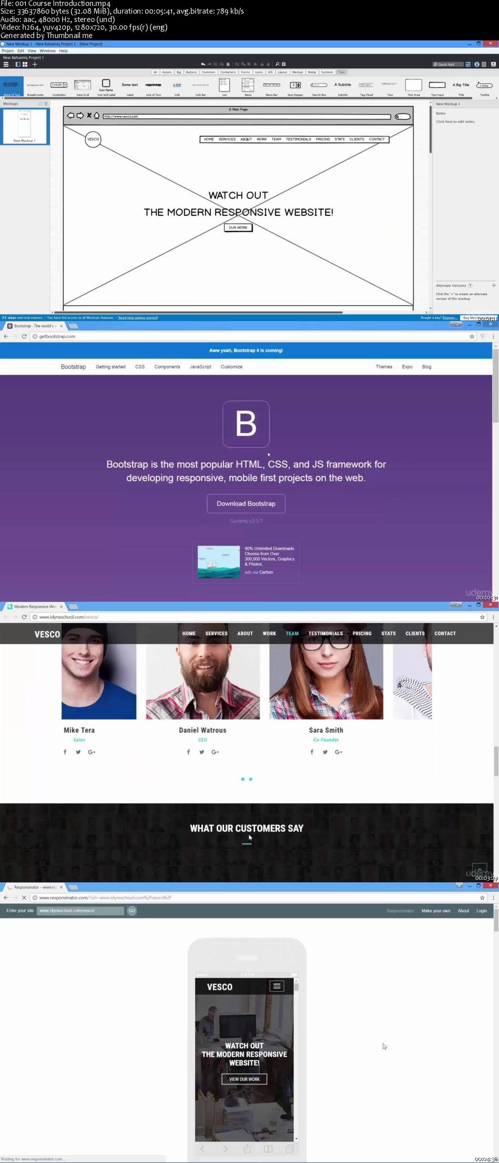 Build Modern Responsive Website With HTML5, CSS3 & Bootstrap