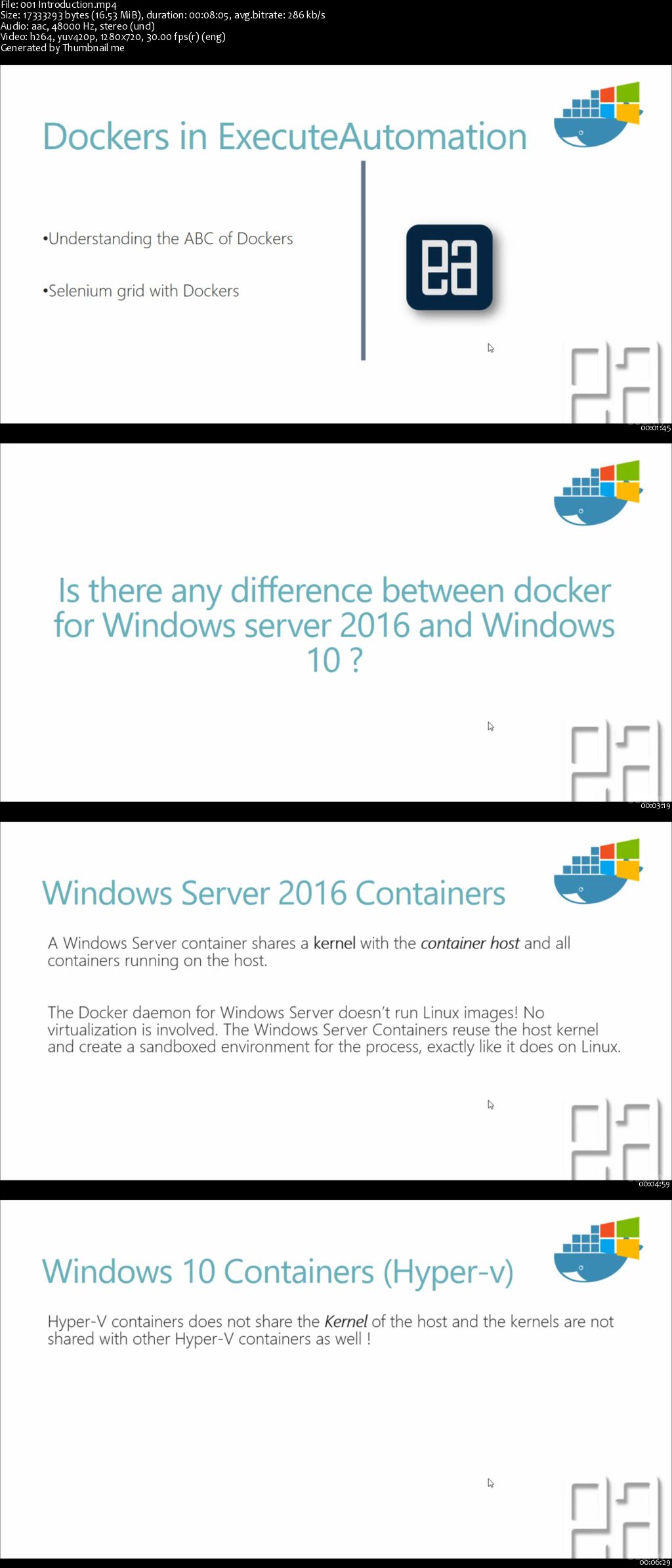 Docker on Windows 10 and Server 2016