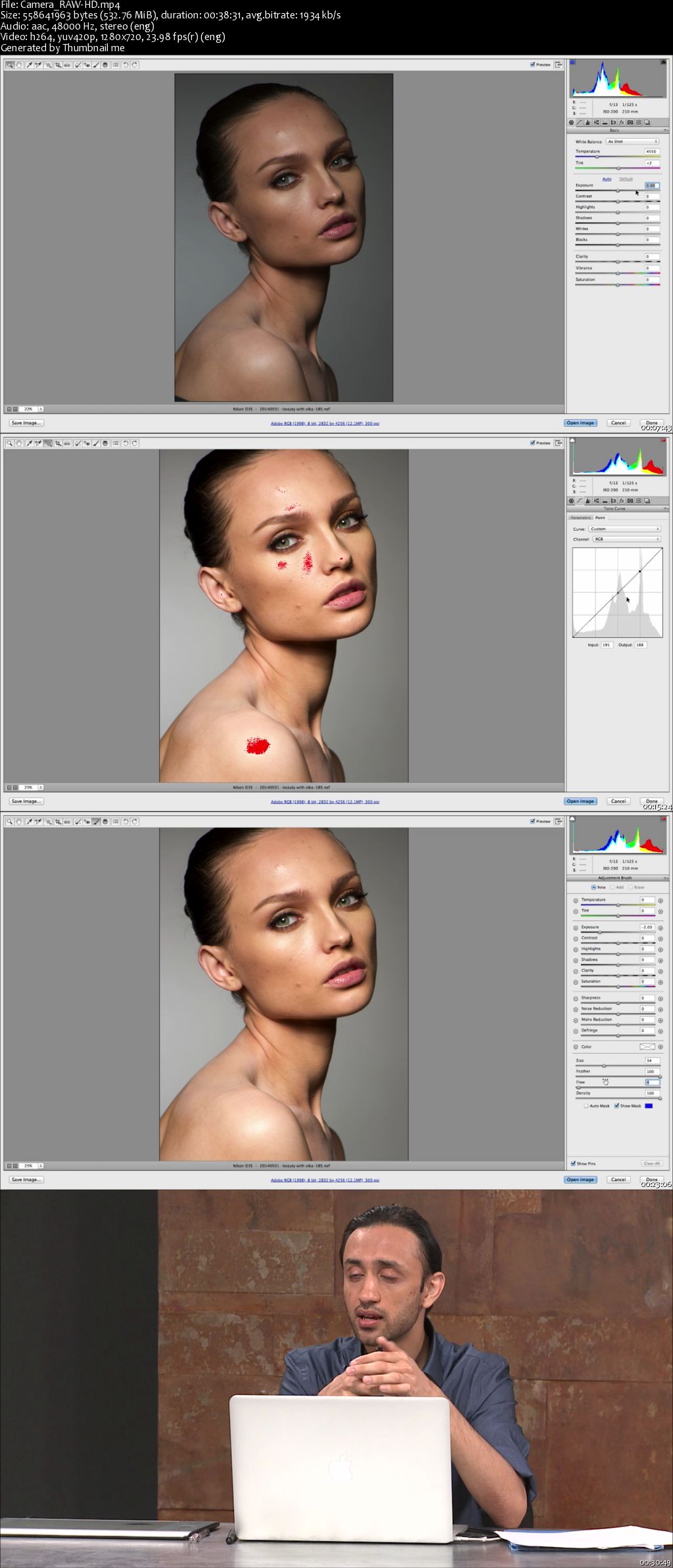 High-End Retouching Workflow: Camera RAW