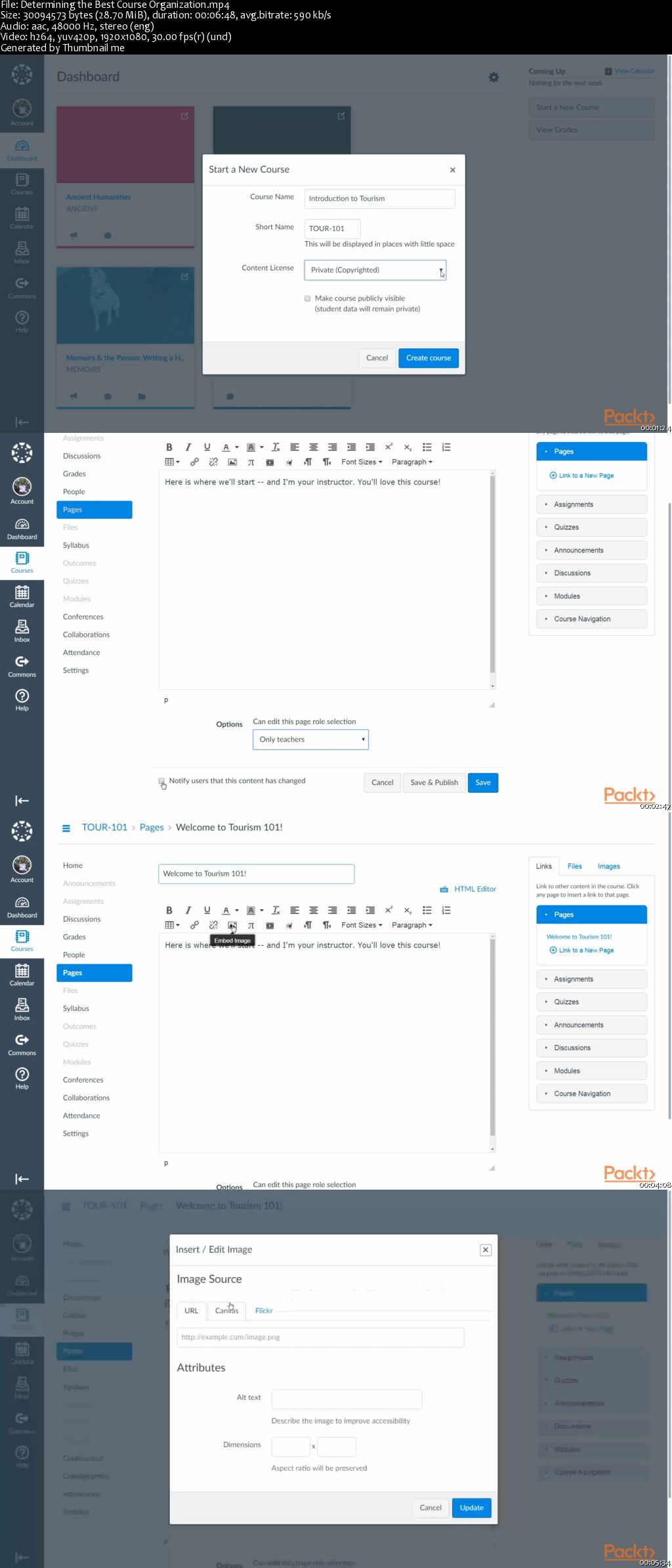 Quick Start Guide for Courses in Canvas