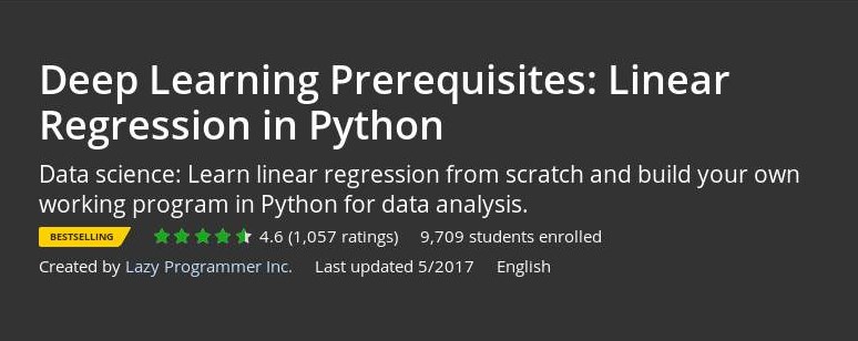 Udemy - Deep Learning Prerequisites: Linear Regression in Python