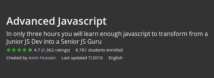 Udemy - Advanced Javascript