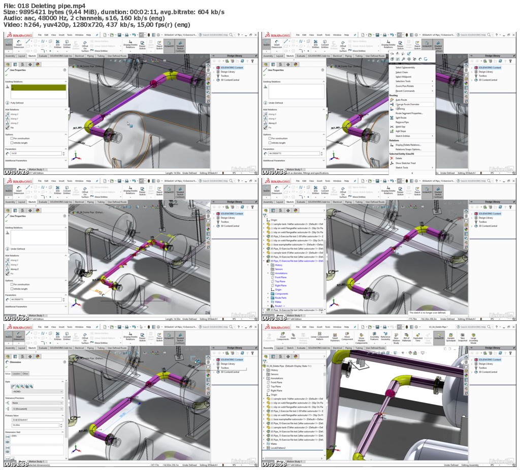 Lynda - SOLIDWORKS: Piping and Routing