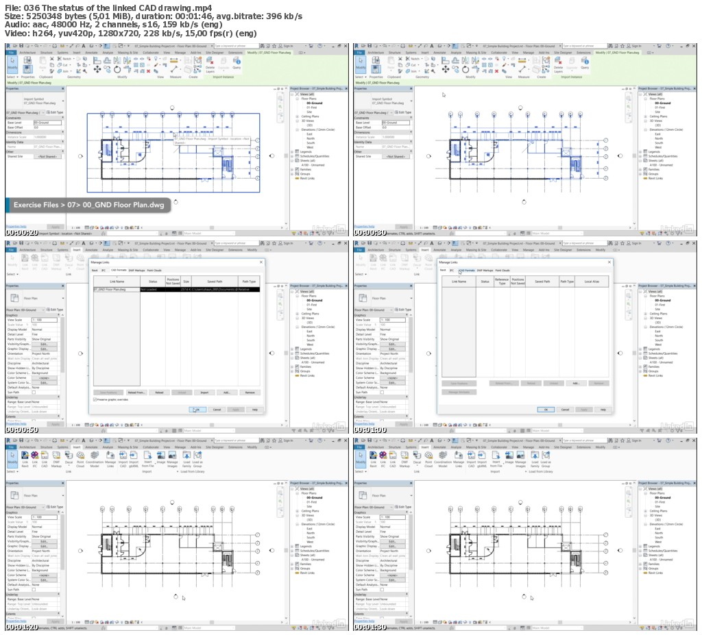 Lynda - Revit: Advanced Techniques for Importing CAD Drawings