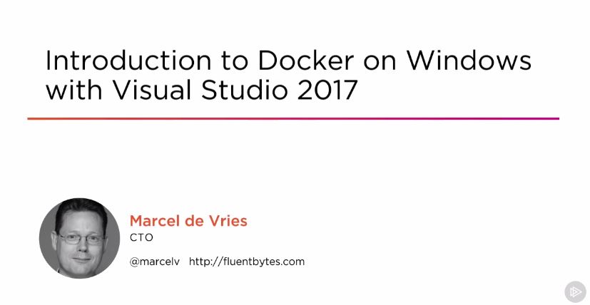 Introduction to Docker on Windows with Visual Studio 2017