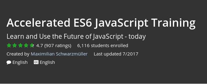 Udemy - Accelerated ES6 JavaScript Training